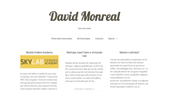 Desktop Screenshot of davidmonreal.com