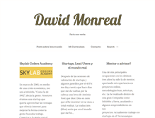 Tablet Screenshot of davidmonreal.com